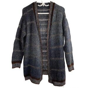 DIXIE Made in Italy Knitted Wool Cashmere Mix Cardigan size M